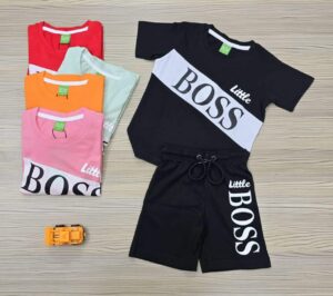 T-Shirt Set (BLACK )