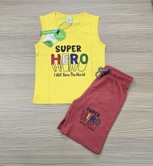 Megi T-Shirt Set (YELLOW )