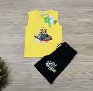 Megi T-Shirt Set (YELLOW )