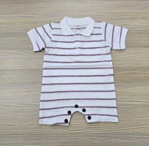Polo Romper (WHITE )
