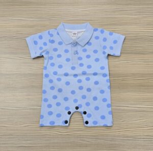Polo Romper (SKY )