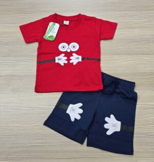 T-Shirt Set (RED H )