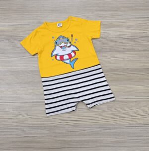 Knit Romper (YELLOW )