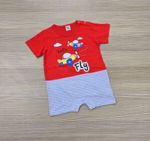 Knit Romper (RED FLY )