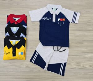 Polo T-Shirt Set (NAVY BLUE )