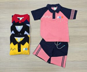 Polo T-Shirt Set (PINK )