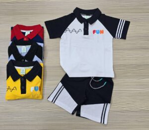 Polo T-Shirt Set (WHITE )