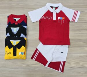 Polo T-Shirt Set (RED )