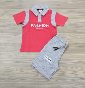 Polo T-Shirt Set (RED )