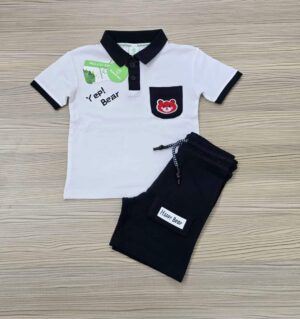 Polo T-Shirt Set (WHITE )